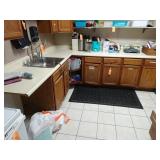 8ftx9ft Kitchen Corner Counter w/ Cabinets -