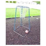 Vintage Metal Frame Playground Basketball Hoop