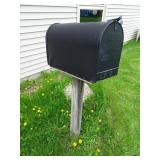 Oversized Metal Mail Box on Post - Buyer