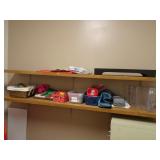 Shelves with Brackets & Contents 79' Wide