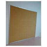 4ft Square Cork Bulletin Board
