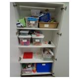 Art Supply Contents of Cabinet - Excludes Cabinet