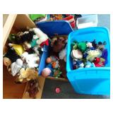 Large Lot of Baby Dolls & Plush Animals with