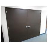 Commercial Steel Metal Double Door System with