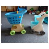 Lot of 2 Step 2 Childrens Plastic Play Shopping