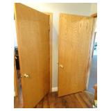 Lot of 3 Matching Commercial Doors With Frames -