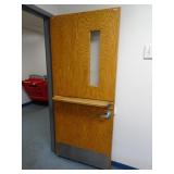 Commercial 3ft Wide Dutch Door with Steel Frame -
