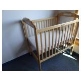 Angeles Commercial Wooden Baby Crib with Pad