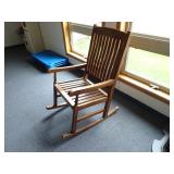 Wooden Mission Style Rocking Chair