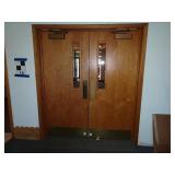 Set of Commercial Windowed 6ft Total Width Double