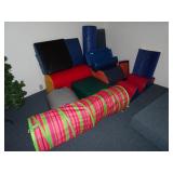 LARGE Lot of Gym Play Bolster Pads & Related -