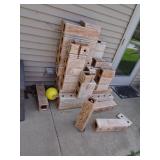 Large Quantity of Building Blocks (outside door)