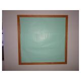 Square Bulletin Board on Wall - buyer responsible