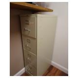Steel File Cabinet with Contents