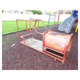 Vintage Hot Rod Playground Metal Frame Play Car