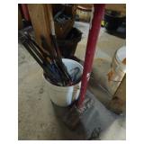 Contents of Bucket & Sledgehammer