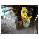 Mop Bucket with Surrounding Items - Pails & Box