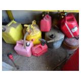 Lot of Misc. Gas Cans - Empty
