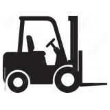 Forklift On Site to Help Load Heavy Items