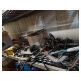 Contents of 2nd Wire Shelf - Clamps & Related