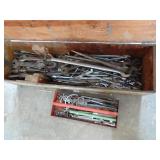 Large Lot of Wrenches & Related in Vintage Wood