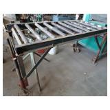 Metal Roller Track Height Adjustable Table 62' x