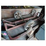 Antique Nutting Industrial Factory Cart 5ft x