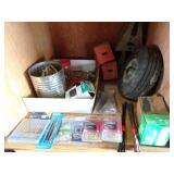Contents of Cubby - Hardware Wheels Sawblades &