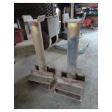 Set of 23' Tall Metal Stands