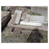 Pallet of Salvaged Marble Slabs