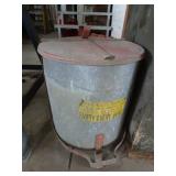 Vintage 10gal Oily Waste Can