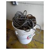 Bucket of Misc. Rope
