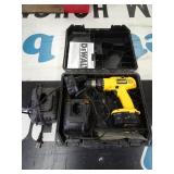 DeWalt 18v Drill with 2 Batteries & 2 Chargers in