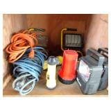 Lot of Shop Lights & Flashlights