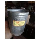 Lot of 2 Steel Garbage Cans