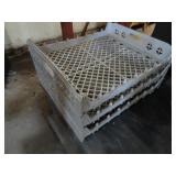 Lot of 3 Commercial Dishwasher Racks