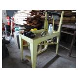 Steel Masonry Saw Treadle Table - No Saw