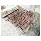 Lot of Antique Rod Iron Fencing From Carnegie