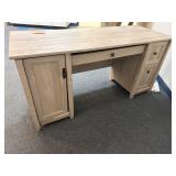 Office Desk with Drawers and Cabinet - Includes