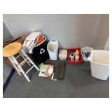 Grouping of Items along wall - Cleaning Supplies