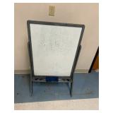 Easel with Dry Erase Board and Chalkboard