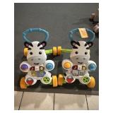 Lot of 2 Fisher-Price Learn With Me Zebra Walkers