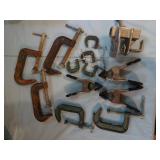 Lot of Misc Clamps