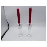 Pair of Waterford Crystal Candlesticks