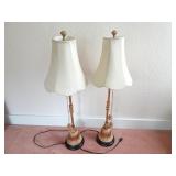 Pair of 3ft Accents & Occasions Gold-Painted Tall