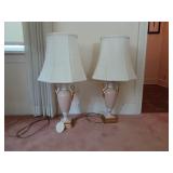 Pair of Frederick Cooper Hand Painted Porcelain