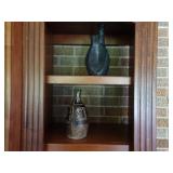 Lot of 2 JWR Berlin Pottery Vases - One has been