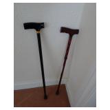 Pair of Adjustable Height Walking Canes
