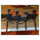 Lot of 4 Ratchet Bar Clamps