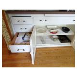 Contents of Cabinets/Drawers in Side Room -